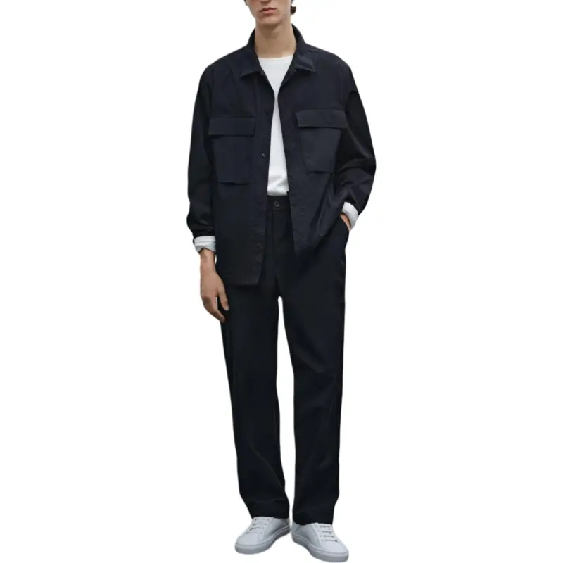 Massimo Dutti Jackets Coats Men's Sea Blue-3