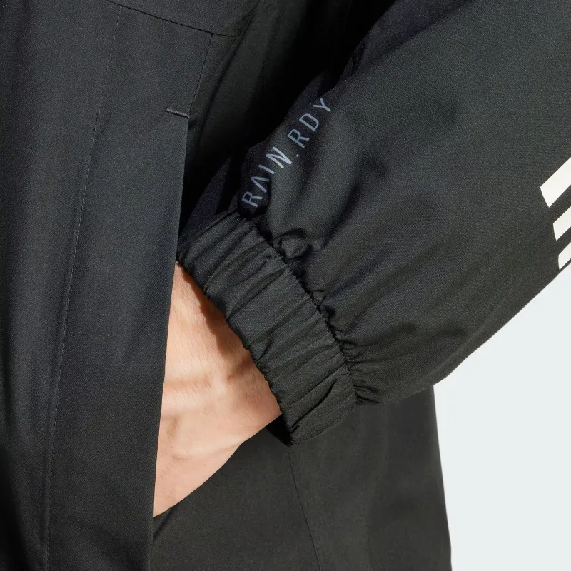 Adidas ESSENTIALS SS24 Essentials RAIN.RDY Jacket Jackets & Coats Men's Black-4