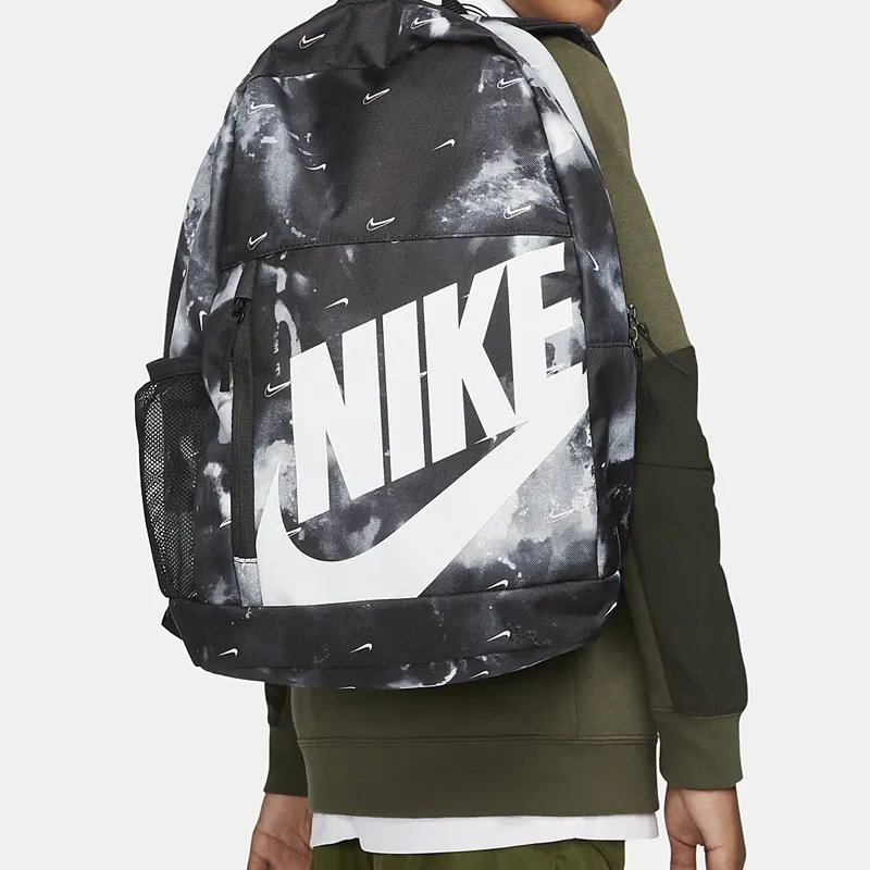 Nike Polyester Backpack Regular Unisex Black/White-5