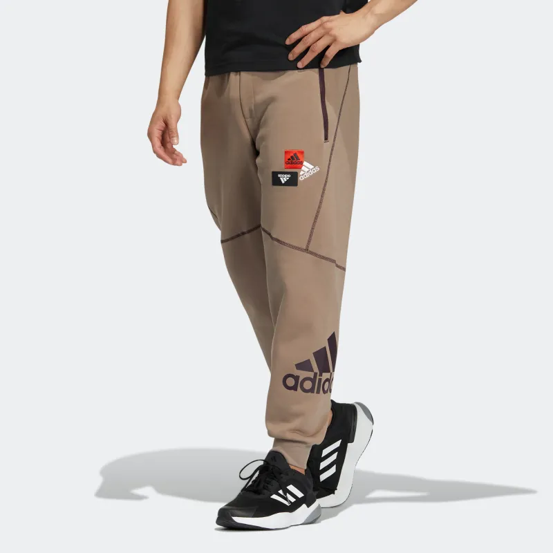 Adidas Knitted Sweatpants Men Light Umber-1