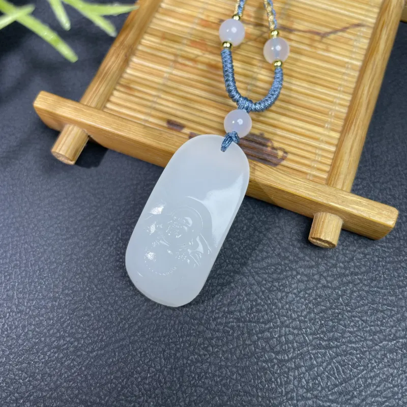 BUDOUXIAOAI Pendants White Jade Women's-1