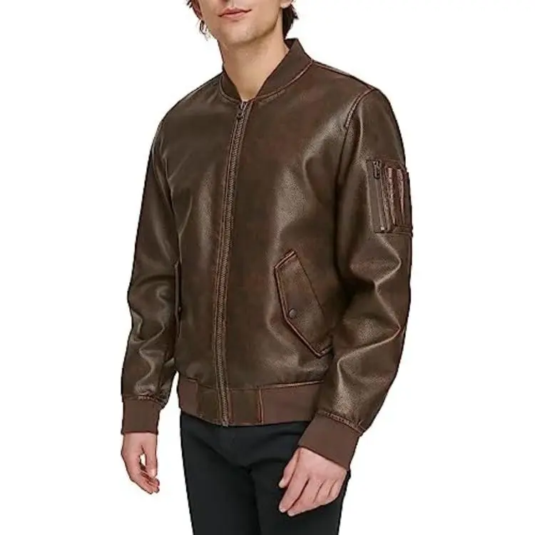 Levis Jackets Men Brown-3