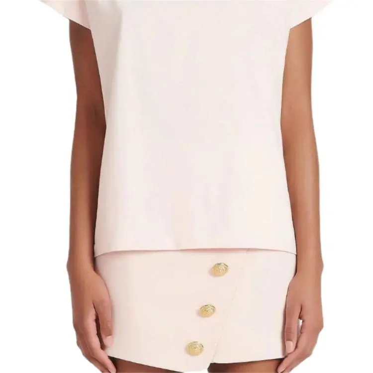 BALMAIN T Shirts Women's Pink-5