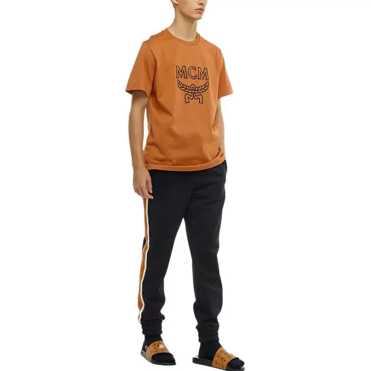 MCM Logo Printed Crewneck T Shirt-2
