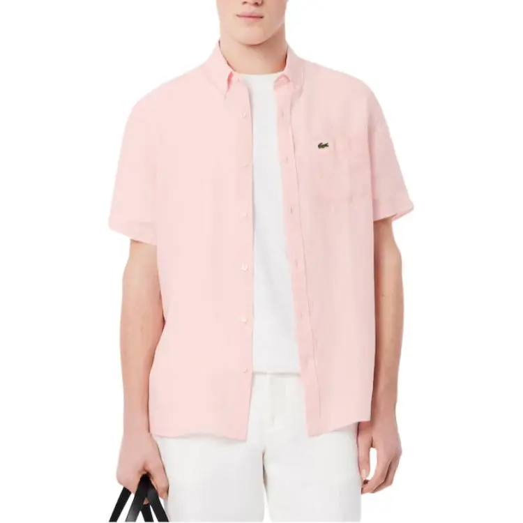 LACOSTE Shirts Men Light Pink-1