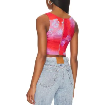 Miaou Tank Tops Women's Red Mud