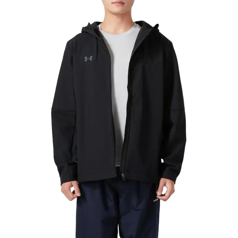 Under Armour Jackets Coats Men's Black Comes With Survival Wristbands-3