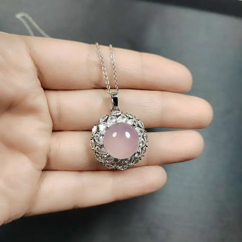 Gifts Chalcedony Necklaces Unisex-6