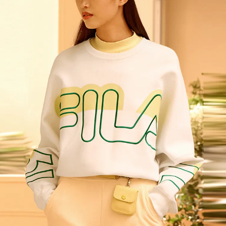 FILA Sweatshirts Women's Flowing Years White-1