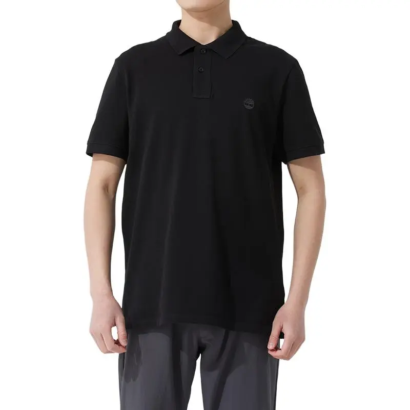 Timberland SS25 Polo Shirt Men's Black-1