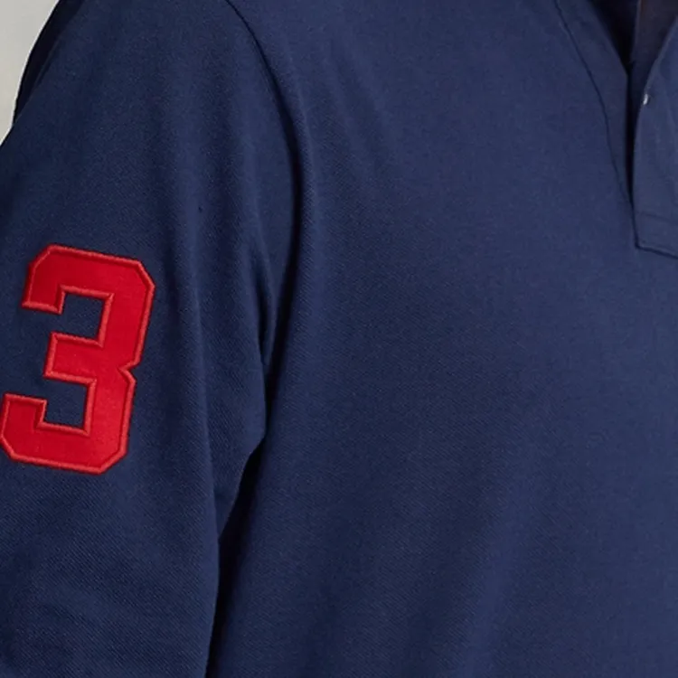 Polo Ralph Lauren FW22 Polo Shirt Men's Marine Blue-4