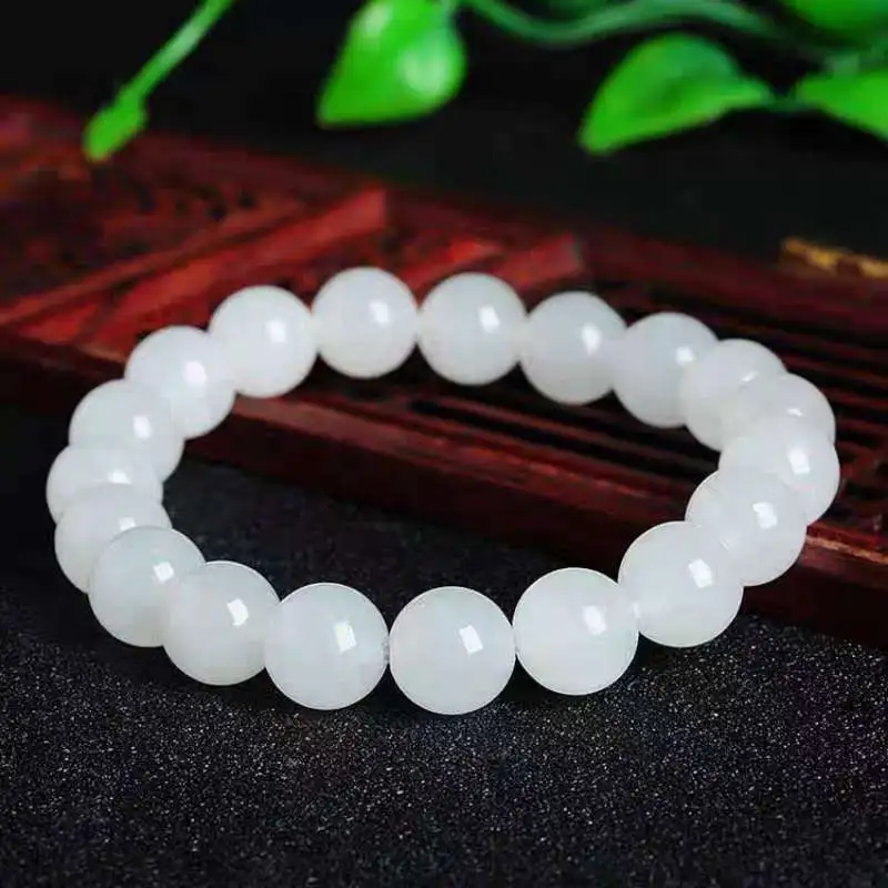 Grace Chalcedony Jade Bracelets Unisex-7
