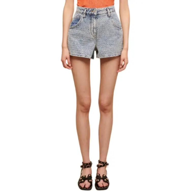 Maje Denim Shorts Women's Blue-1