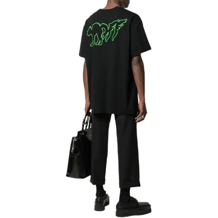 OFF WHITE Mad Cat T shirt-3