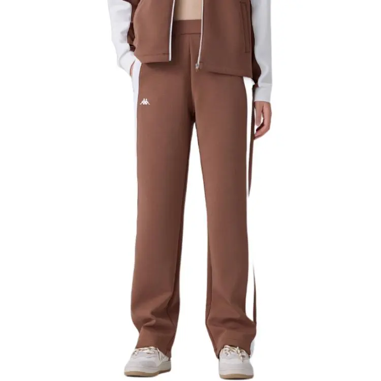 Kappa Knitted Sports Pants Women's Brown-1