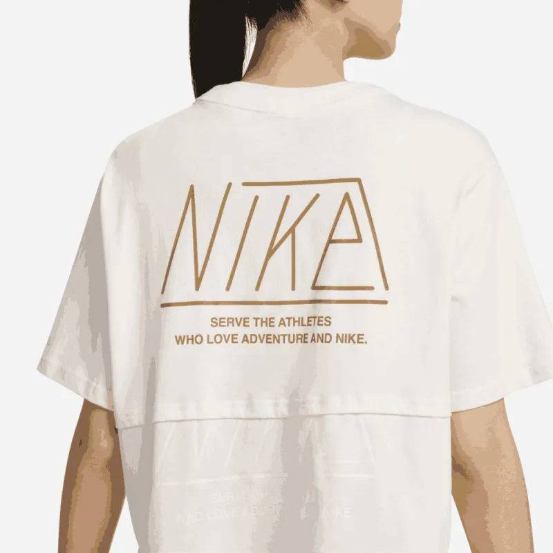 Nike Women'ss Straight Fit Training T-Shirt White-6