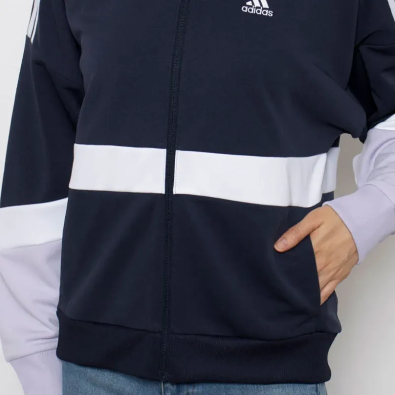 Adidas Jacket Women's Black White-4