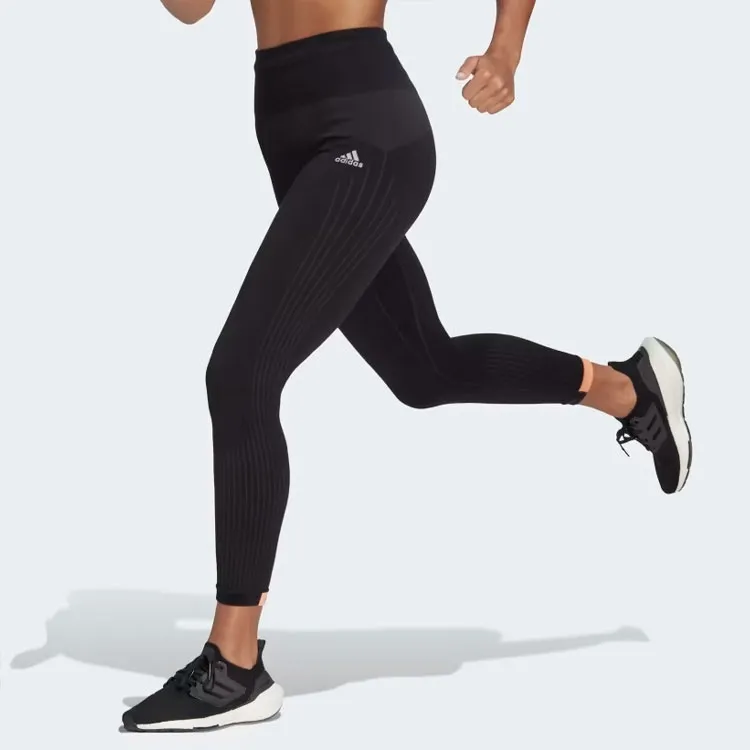 Adidas Aeroknit Winter Running Long Leggings Leggings Women's Black-3