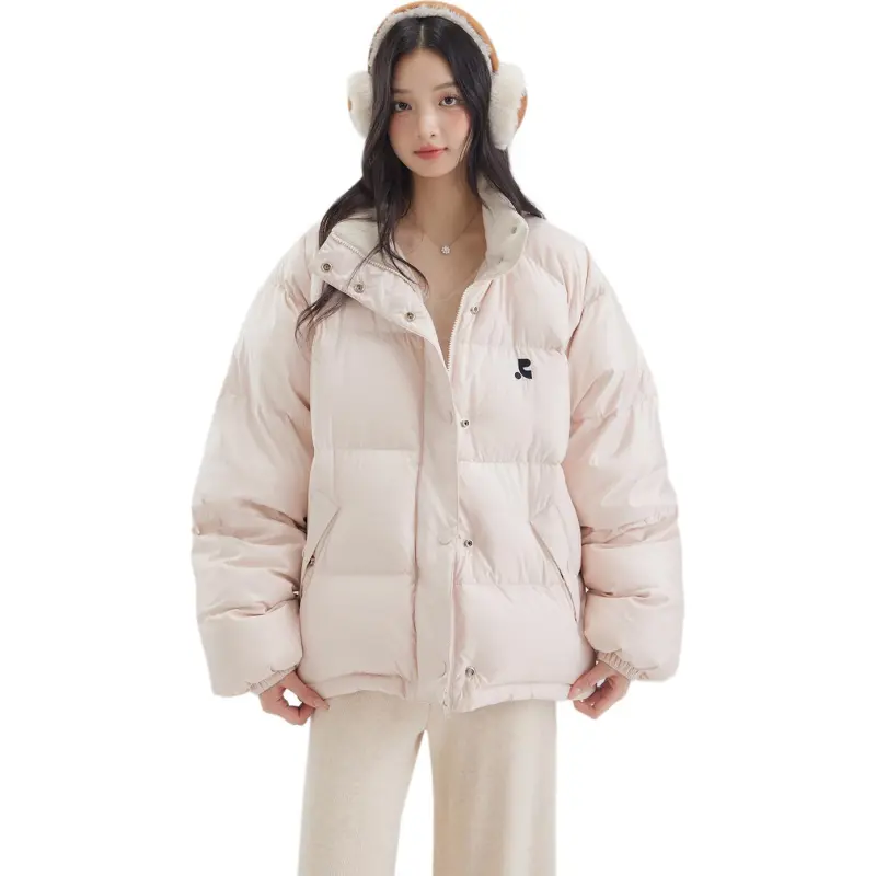 DEAR DEER PUFF Down Jacket Women's Light Pink-5