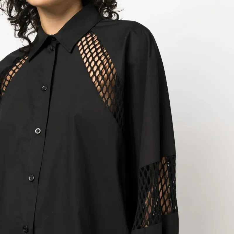 MSGM SS23 Long Sleeved Dresses Women's Black-4