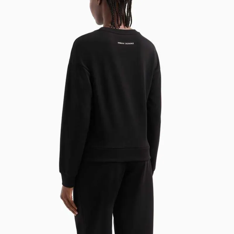 ARMANI EXCHANGEAE SS25 Sweatshirt Women's Black-3