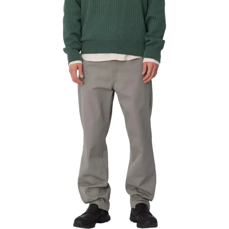 Carhartt WIP Casual Pants Unisex Dusty Gray-3