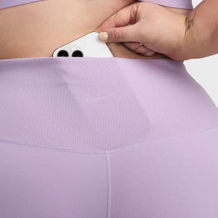 Nike One Rib Women's High-Waisted 5' Biker Shorts Plus Size-3