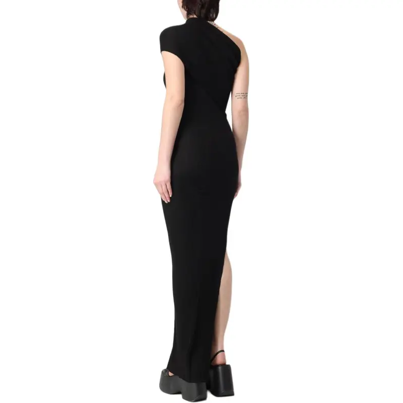 RICK OWENS Athena One Shoulder Midi Dress-4