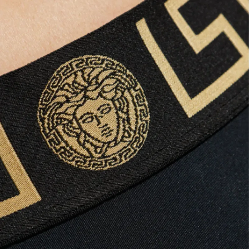 VERSACE Greca Border Swimsuit Bottoms-1