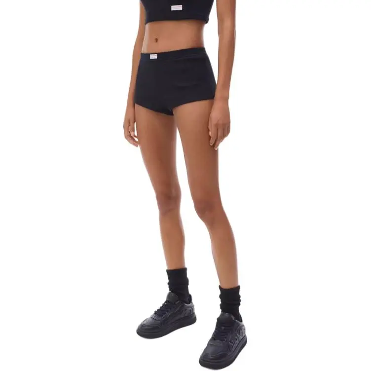 Alexander Wang Bodywear Series Casual Shorts Women's Black-2