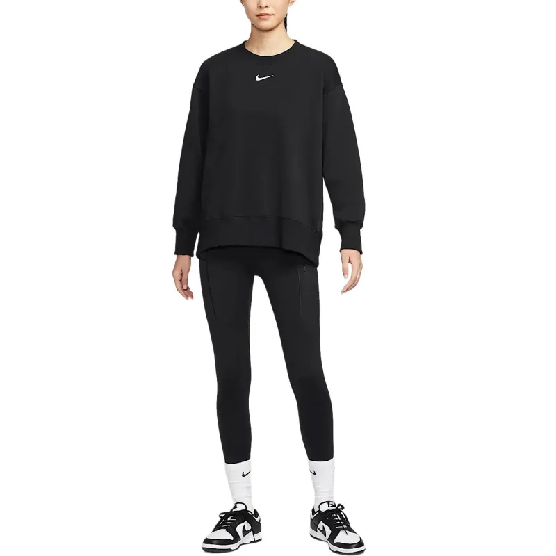 Nike Sportswear Phoenix Fleece FW24 Sweatshirt Women's Black/Canvas White-2