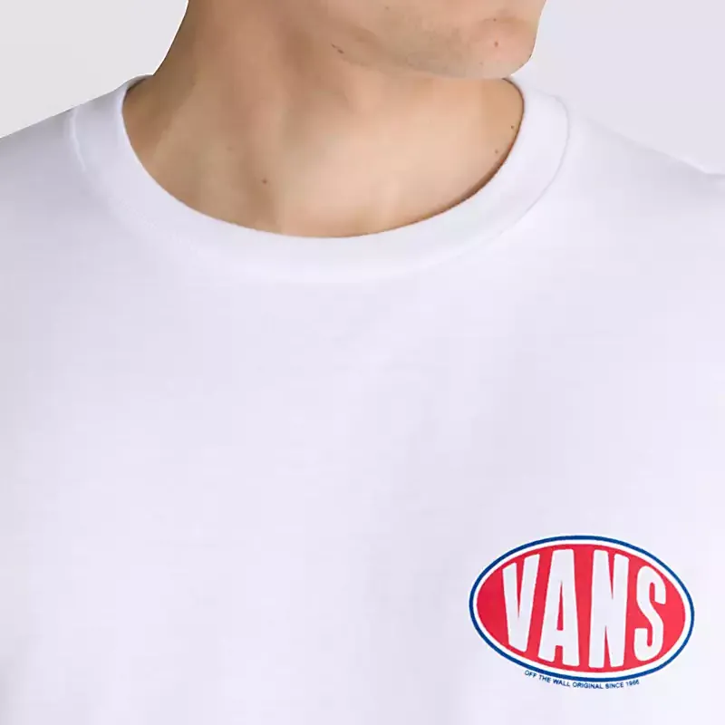 Vans Spray On T Shirt Men White-4