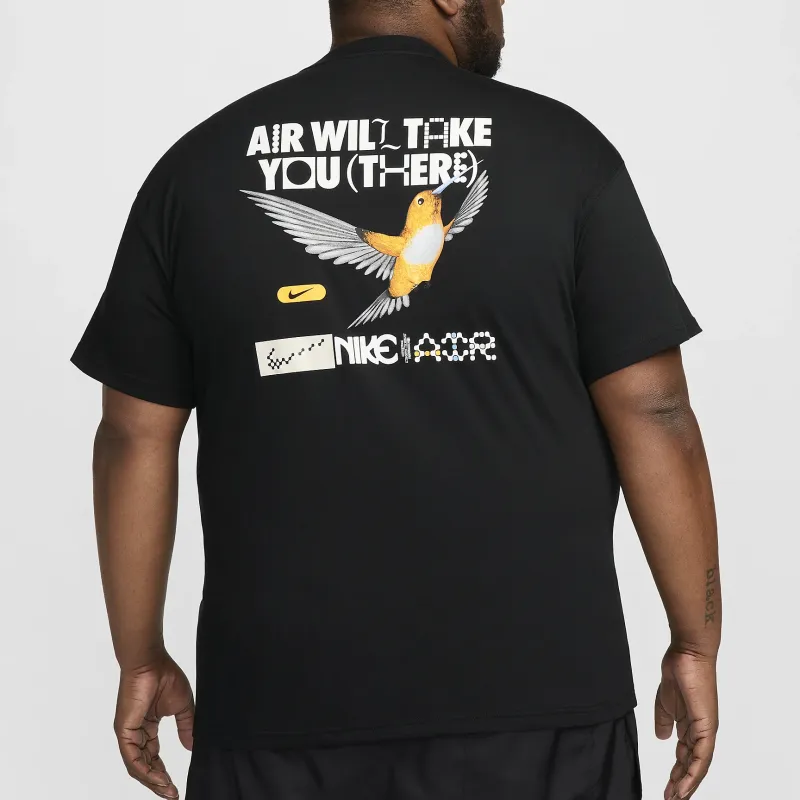 Nike T Shirts Men Black-4