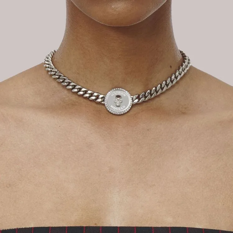 Alexander McQueen Sovereign Skull Choker-2