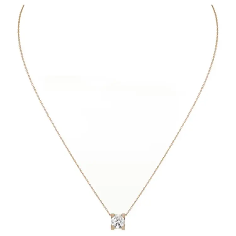 CARTIER K Gold Necklaces Women's Rose Gold-2