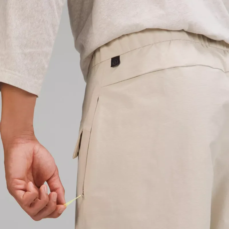 Lululemon Lab Series Casual Pants Men Ecru-4