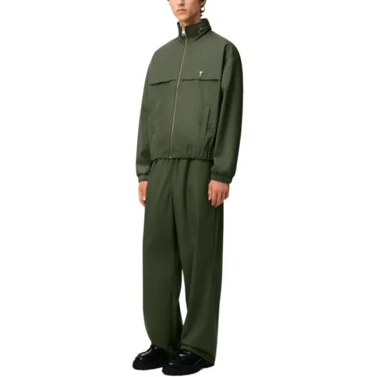 AMIPARIS Jackets & Coats Men's Olive Green-3