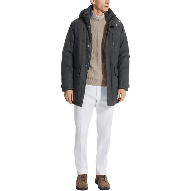 Zegna Hooded Down Parka-1