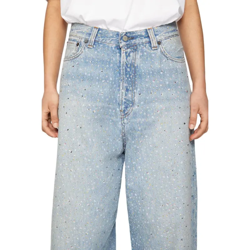 Acne Studios SS24 Jeans Women's Light Blue-4
