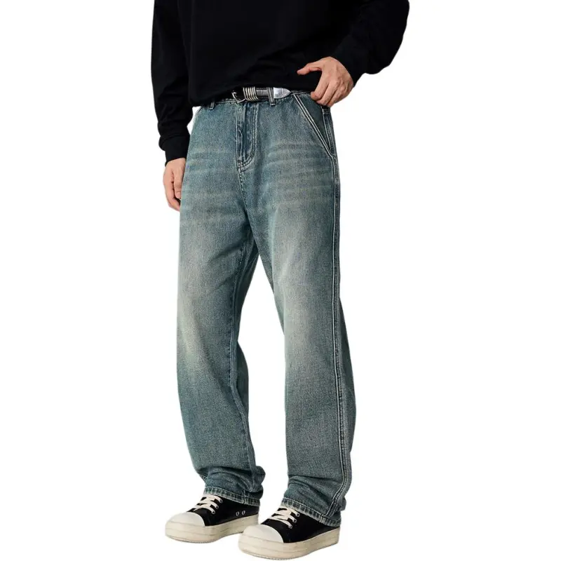 JASONWOOD Cowboy On The Run Jeans Unisex Blue-3