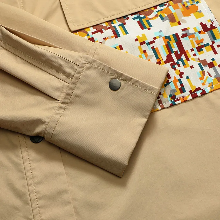FILA FUSION x White Mountaineering Shirt Women's Deep Buckwheat Khaki-3