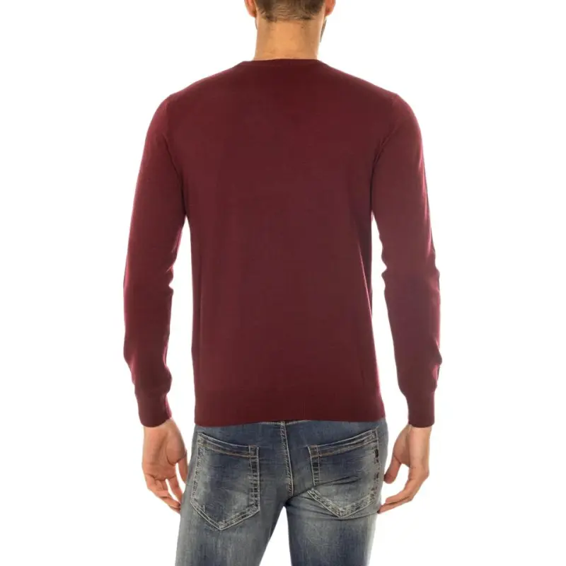 ARMANI JEANS Sweater Men's Bordeaux Red-1