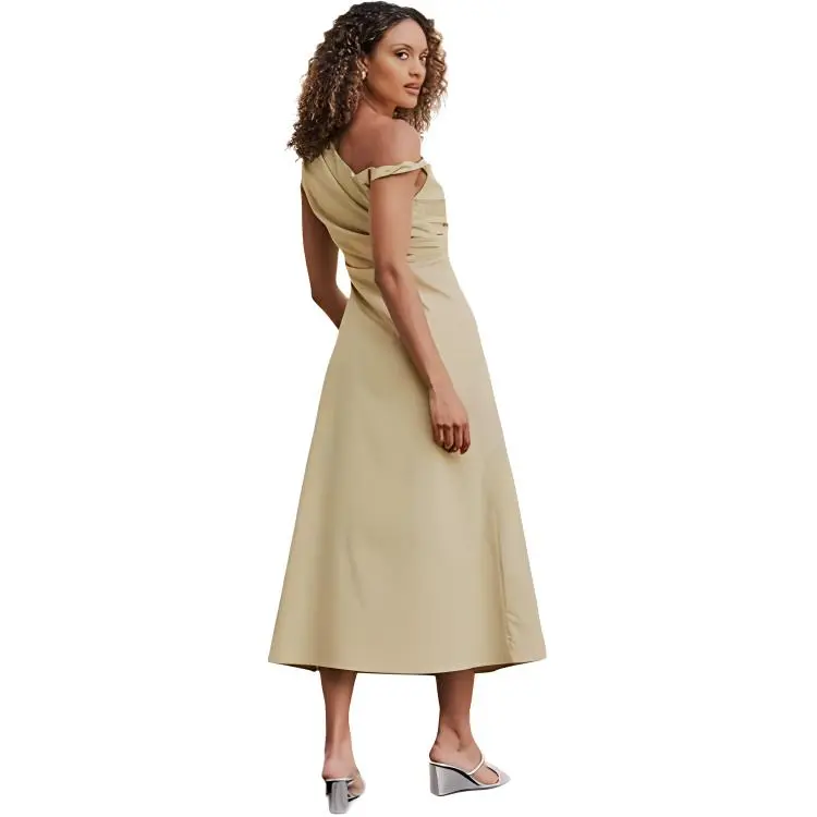 ELLIATTCOLLECTIVE Sleeveless Dress Women's Yellow-1