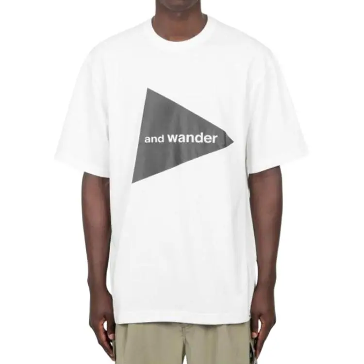 And Wander Logo print T shirt-2