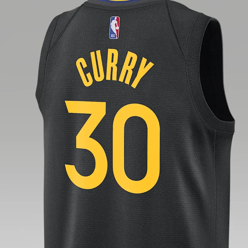 Jordan Stephen Curry Golden State Warriors 2024/25 Statement Edition Men's Jordan Dri FIT Nba Swingman Jersey-3