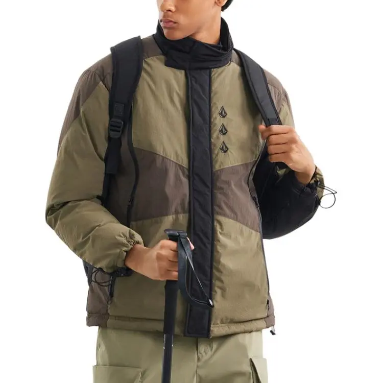 VOLCOM Puffer Jacket Men's Army Green-2