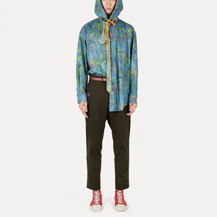 Vivienne Westwood Embroidered Heart motif Cropped Trousers-2