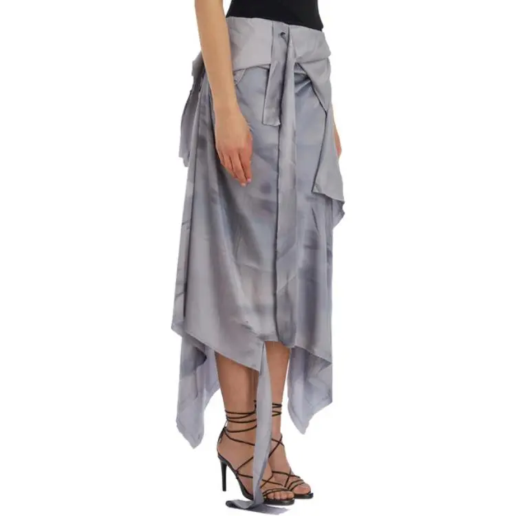 Ottolinger Casual Long Skirt Women's Gray-2