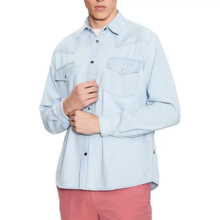 HUGO BOSS SS23 Shirt Men's Blue-3