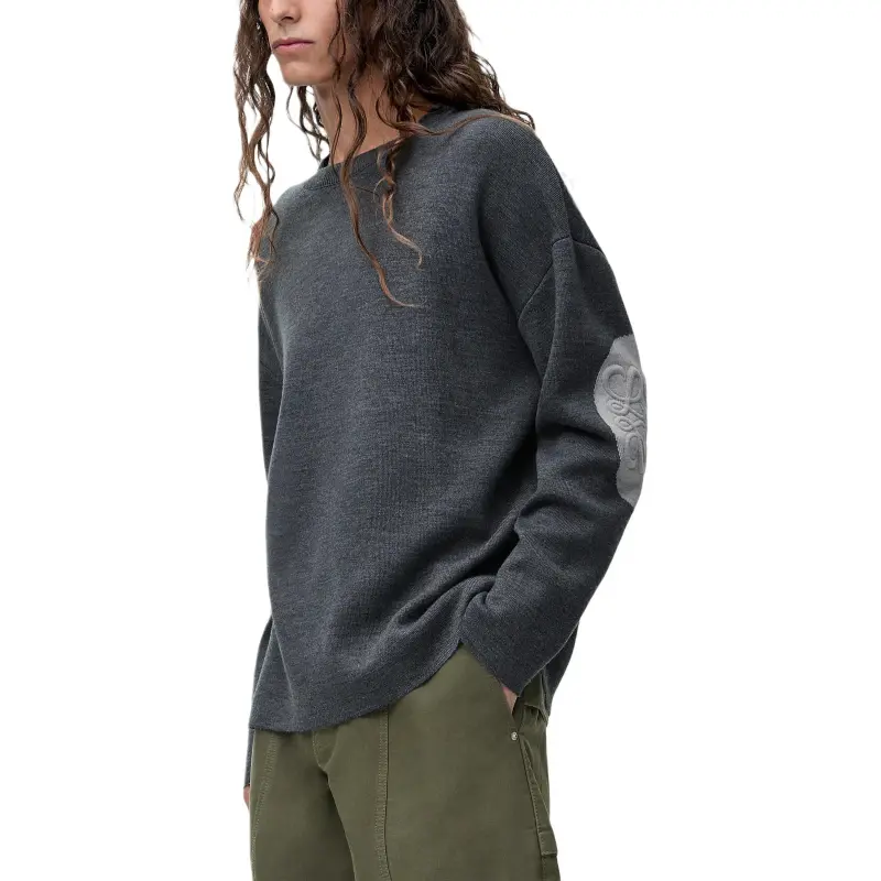 LOEWE Patch Detailed Crewneck Jumper-2